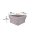 White Square Ceramic Pot